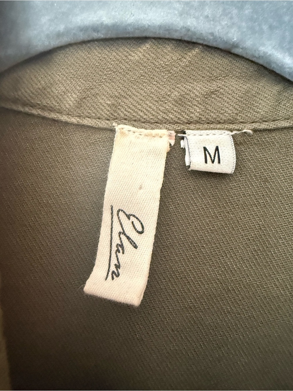 Elan Olive Green Rock and Roll oversized Jacket or shirt - Picture 2 of 7